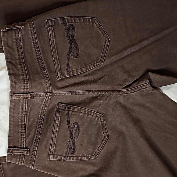 EUC Jeans Style & Co. Excellent condition Brown Size 8 - Picture 6 of 7